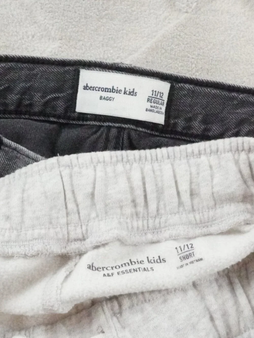 Pair of 2 Abercrombie & Fitch Jean/Pants Girls 11-12 Youth